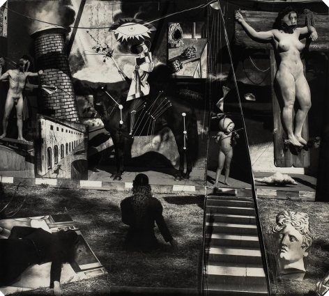 Joel-Peter Witkin, Waiting for de Chirico in the artists' section of purgatory, New Mexico, 1994
