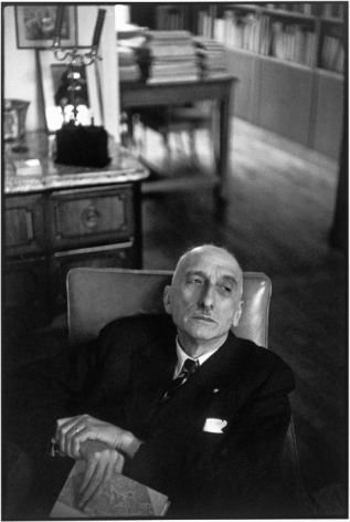 Henri Cartier-Bresson, « François Mauriac, Paris, 1952 »
